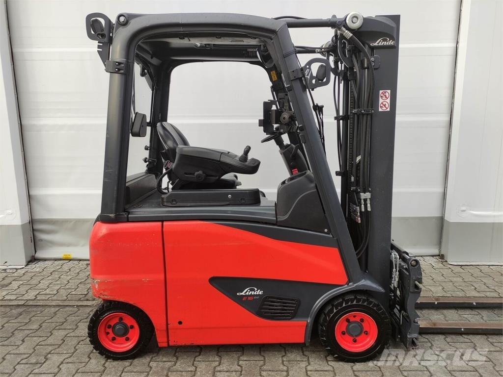 Linde E16PH-02-386 El gaffeltrucks