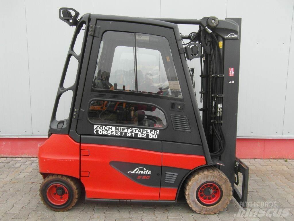 Linde E30-01-387 El gaffeltrucks