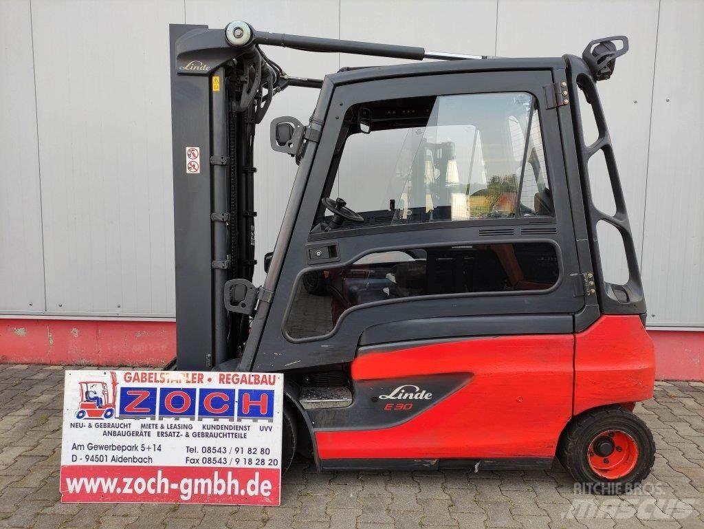 Linde E30L-01-387 El gaffeltrucks