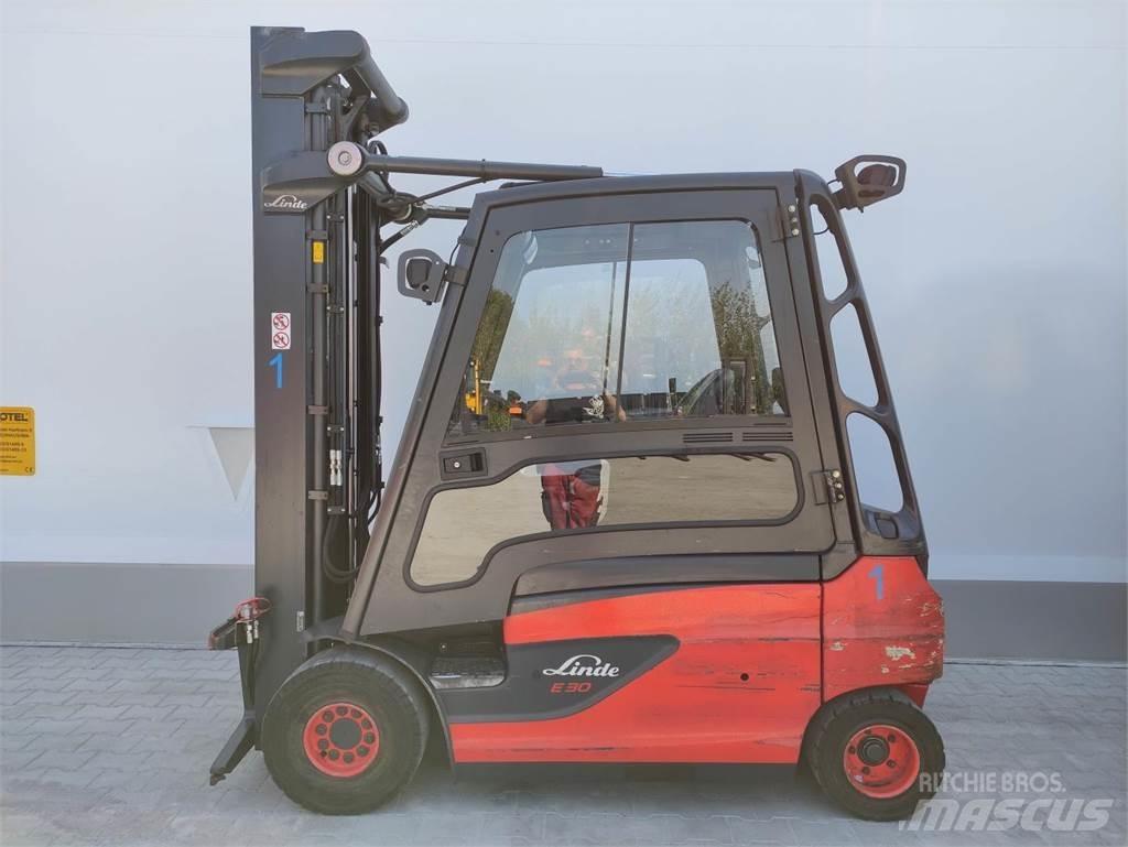 Linde E30L-01-387 El gaffeltrucks