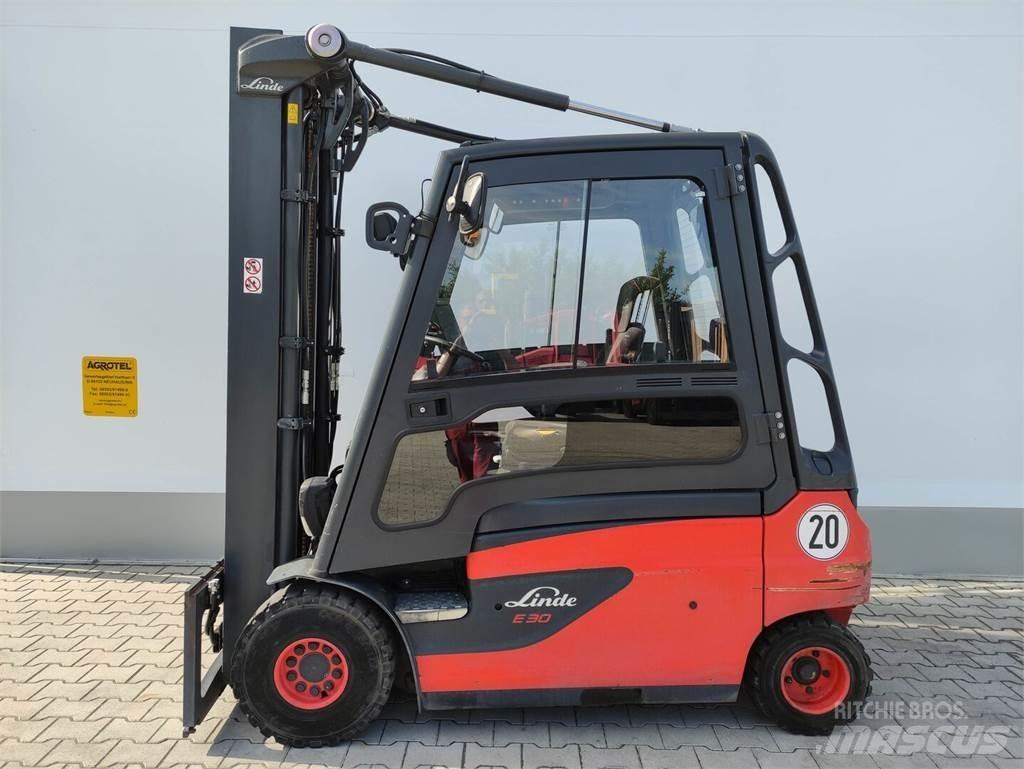 Linde E30L/387 El gaffeltrucks