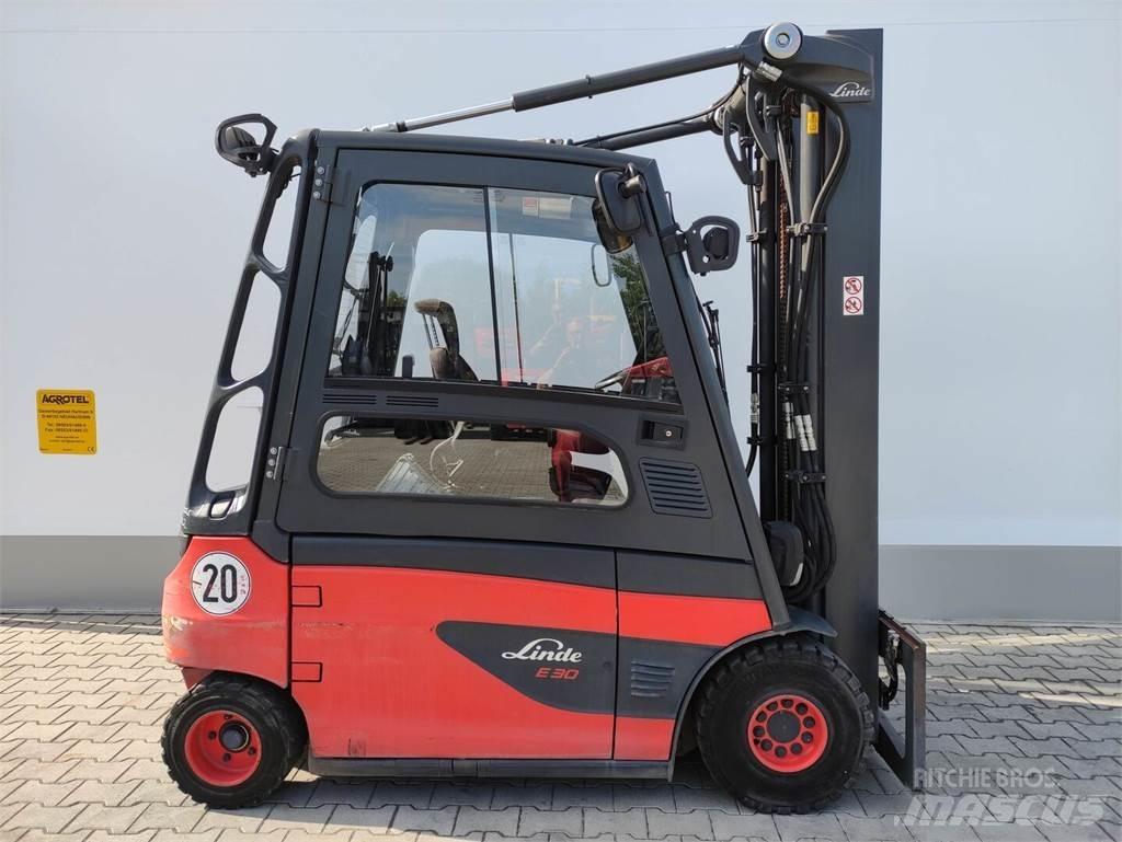Linde E30L/387 El gaffeltrucks