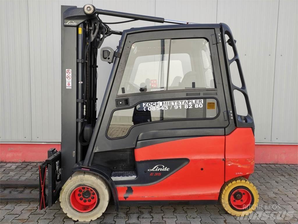 Linde E35HL-01-387 El gaffeltrucks