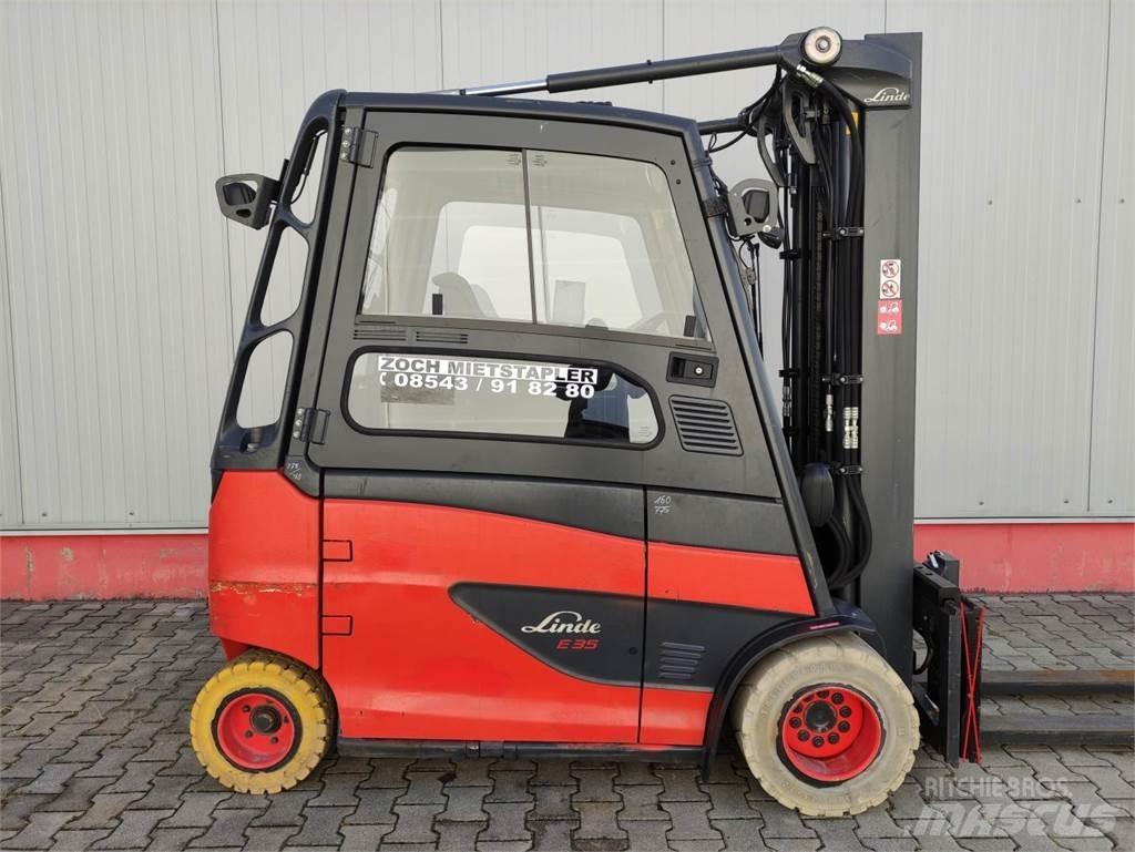 Linde E35HL-01-387 El gaffeltrucks