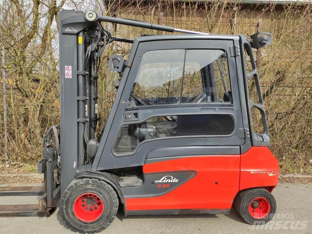 Linde E35L-01-387 El gaffeltrucks