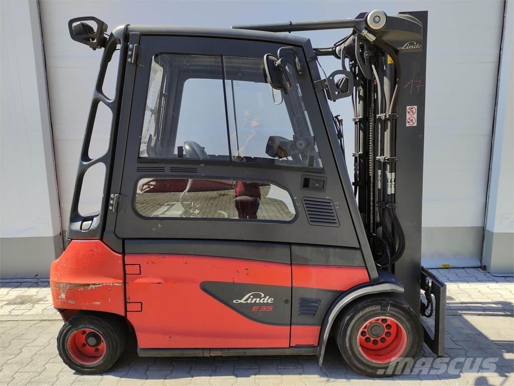 Linde E35L-01-387 El gaffeltrucks