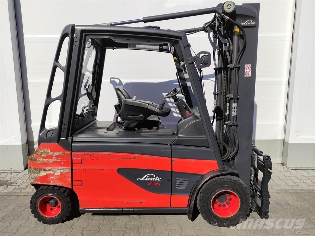 Linde E35L-01-387 El gaffeltrucks