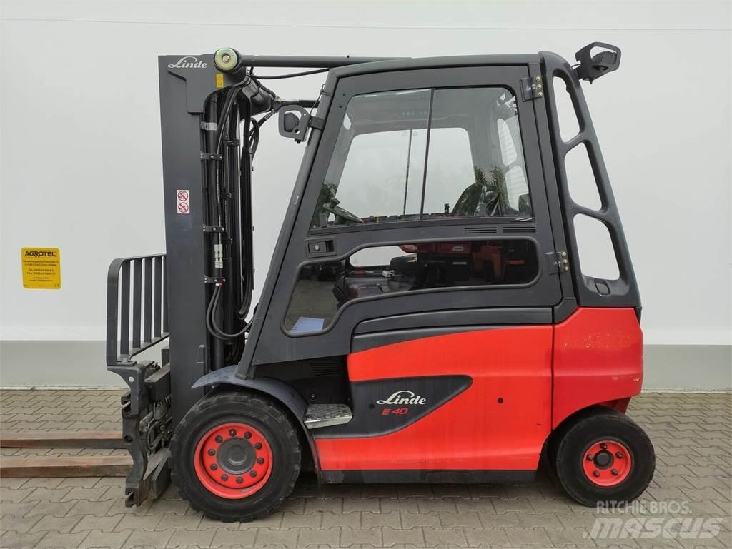 Linde E40H-01/600-388 El gaffeltrucks