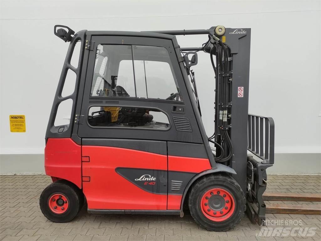 Linde E40H-01/600-388 El gaffeltrucks
