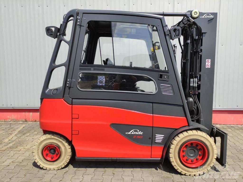 Linde E50HL-01-388 El gaffeltrucks