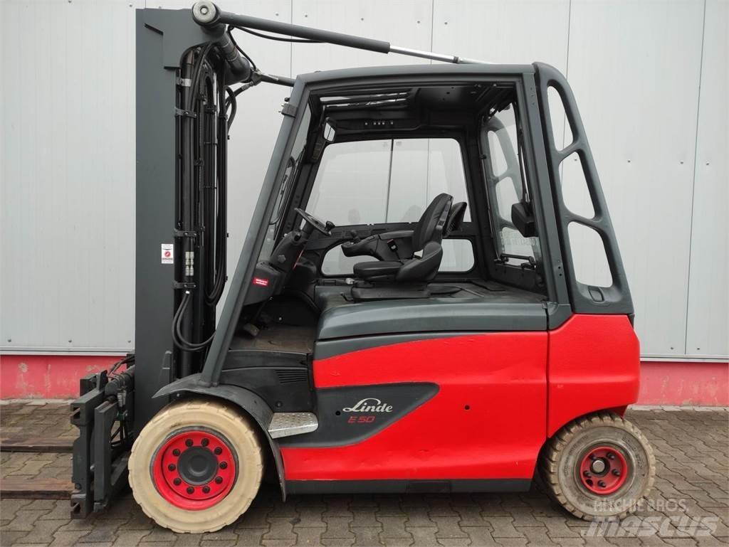 Linde E50HL-01-600 El gaffeltrucks