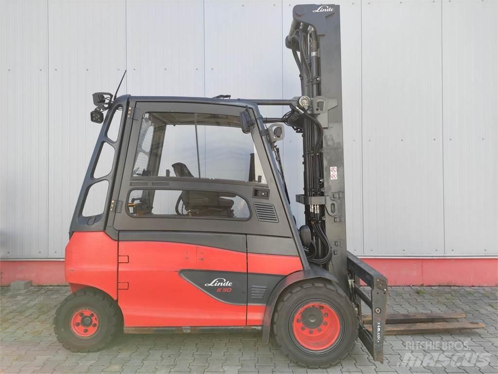 Linde E50HL-01/600-388 El gaffeltrucks