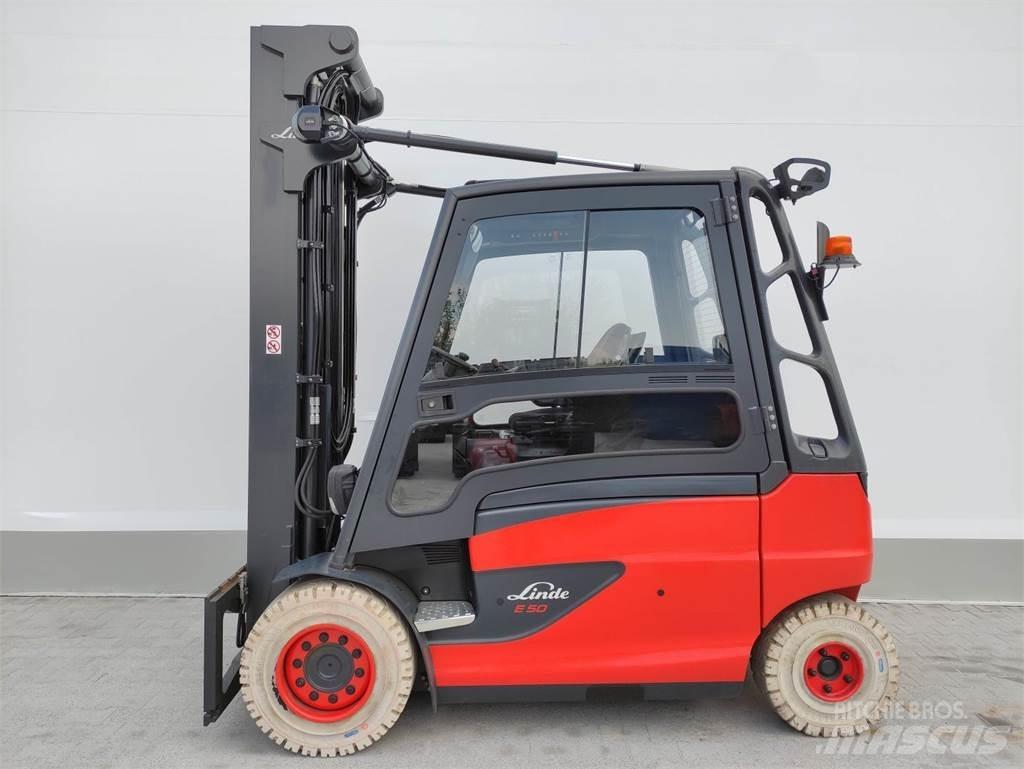 Linde E50HL-388 El gaffeltrucks