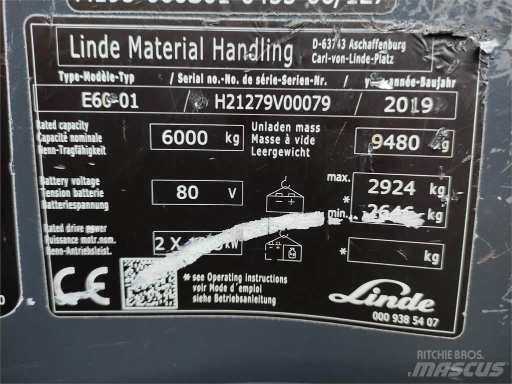 Linde E60-01-1279 El gaffeltrucks
