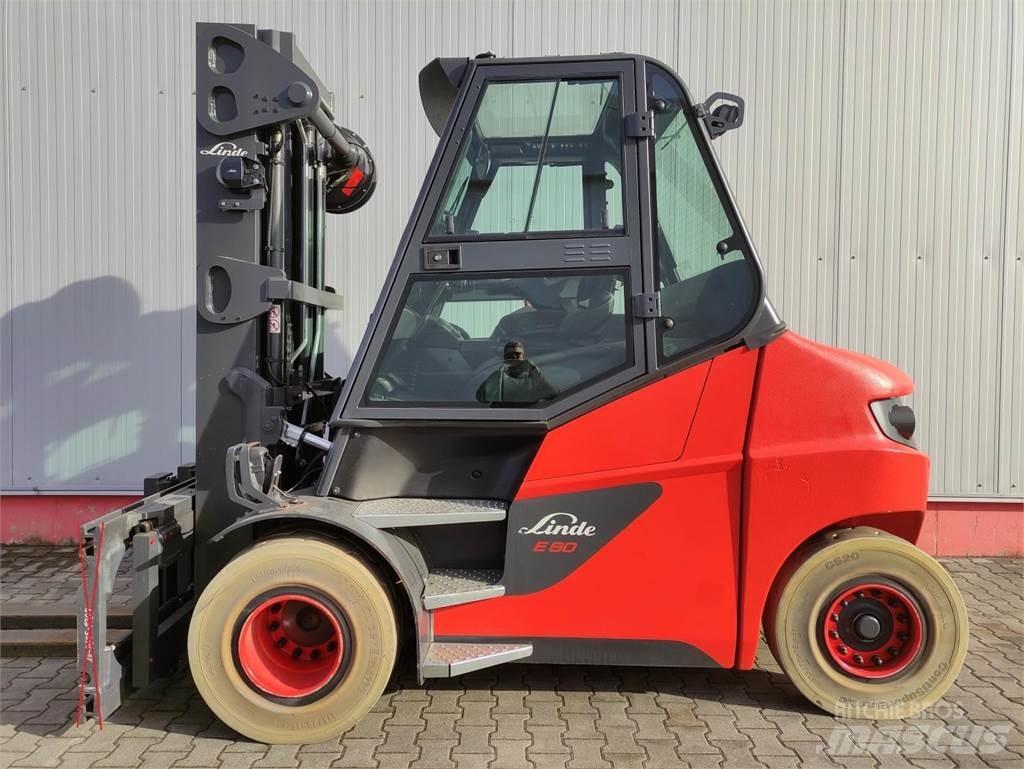 Linde E80-01-127 El gaffeltrucks