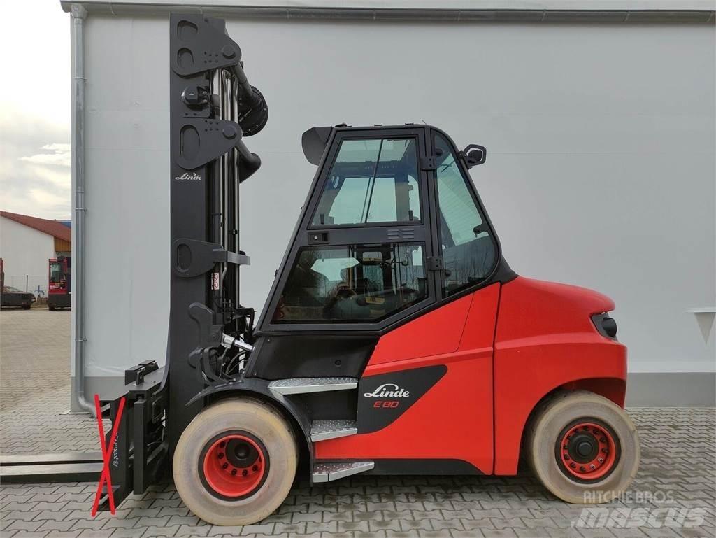 Linde E80-01/900 El gaffeltrucks