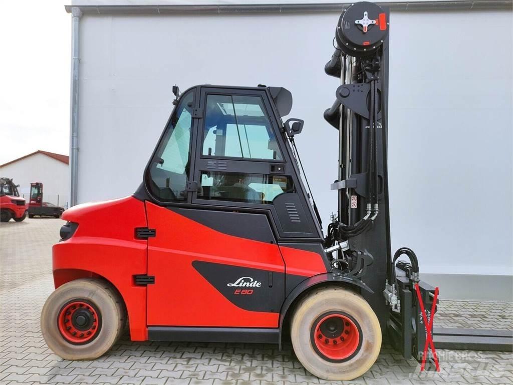 Linde E80-01/900 El gaffeltrucks