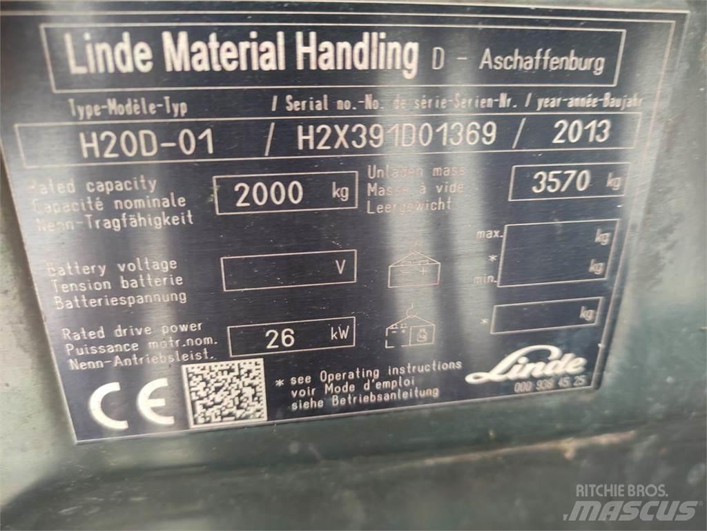 Linde H20D-01-391 Diesel gaffeltrucks
