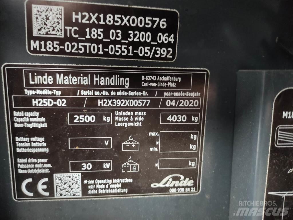 Linde H25D-02-392 EVO Diesel gaffeltrucks