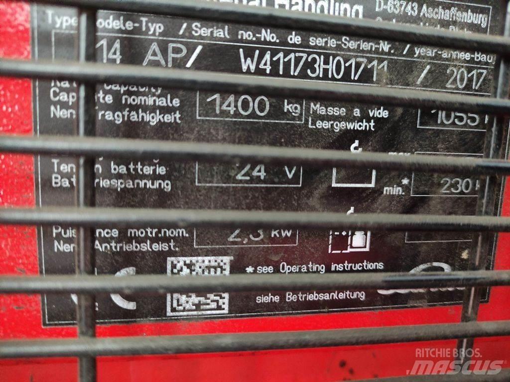Linde L14APi Gaffelstabler med gående fører