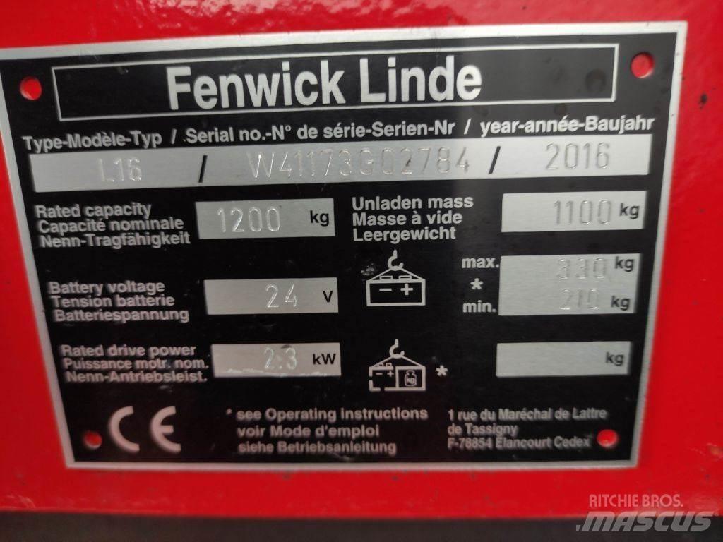 Linde L16-1173 Gaffelstabler med gående fører