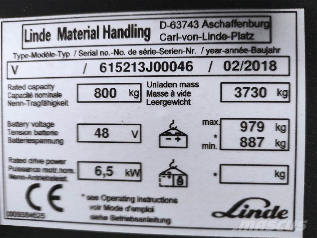 Linde V Modular Plukketruck, høj