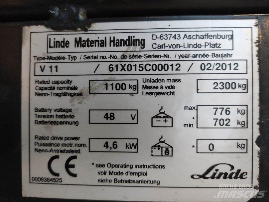 Linde V11 Plukketruck, høj