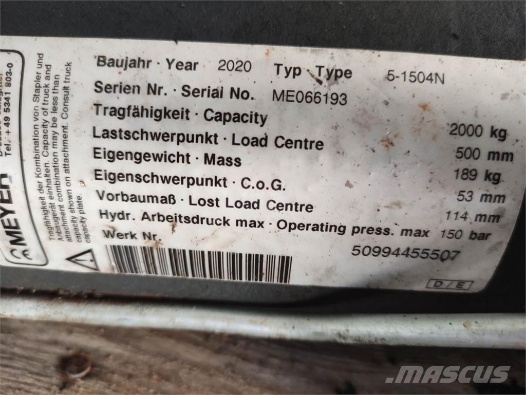 Meyer 5-1504N Trucks - Andet