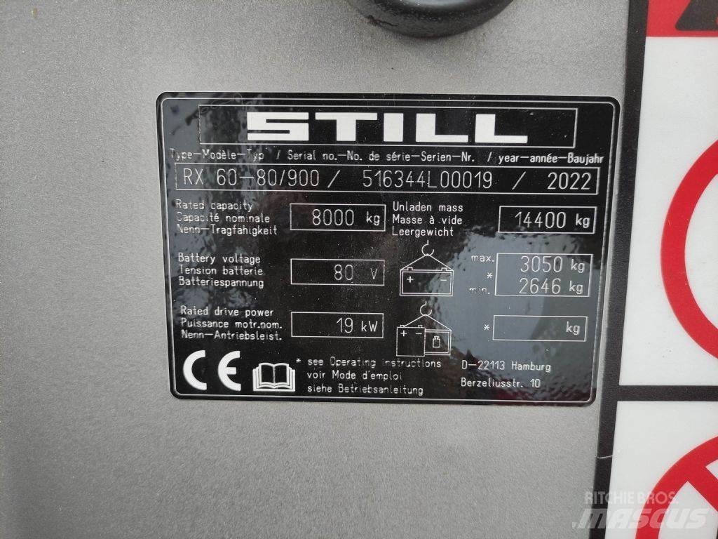 Still RX60-80/900 El gaffeltrucks