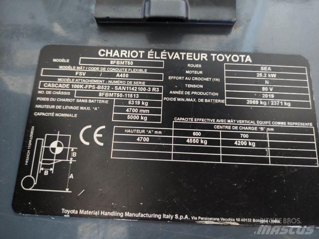 Toyota 8FBMT50 El gaffeltrucks