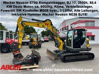 Wacker Neuson ET 90 Verstellausleger Klima Powertilt MS08 Hammer