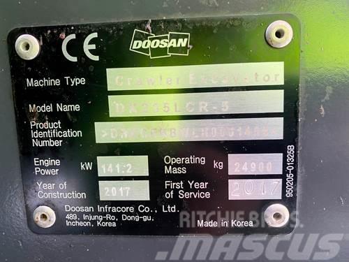 Doosan DX235LCR-5 Gravemaskiner på larvebånd