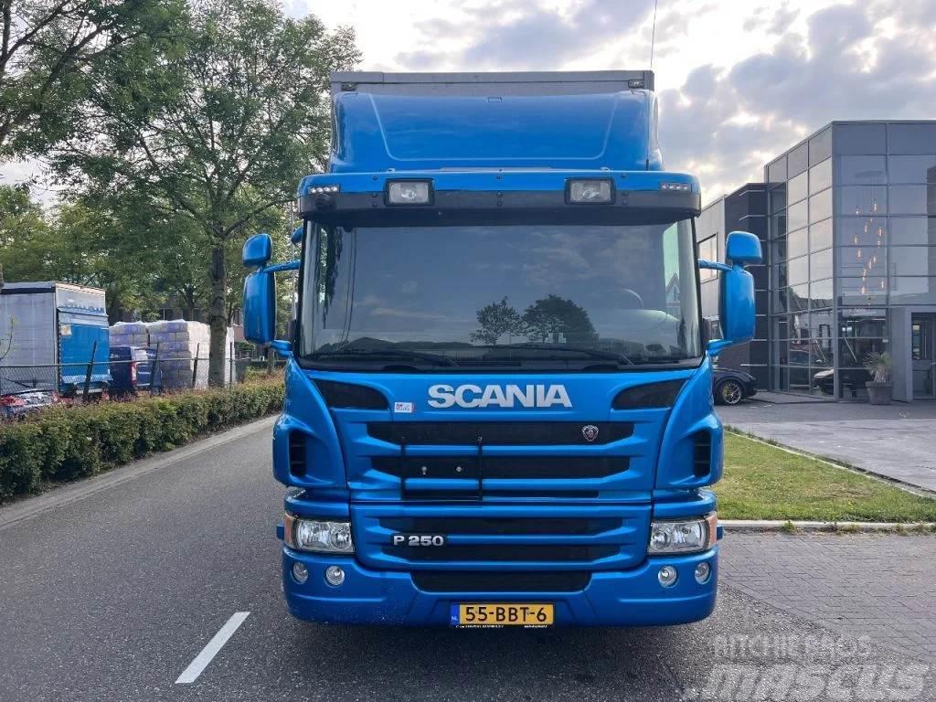 Scania P250 4X2 EURO 6 - 20 TON - BOX 7,75 METER + DHOLLA Fast kasse