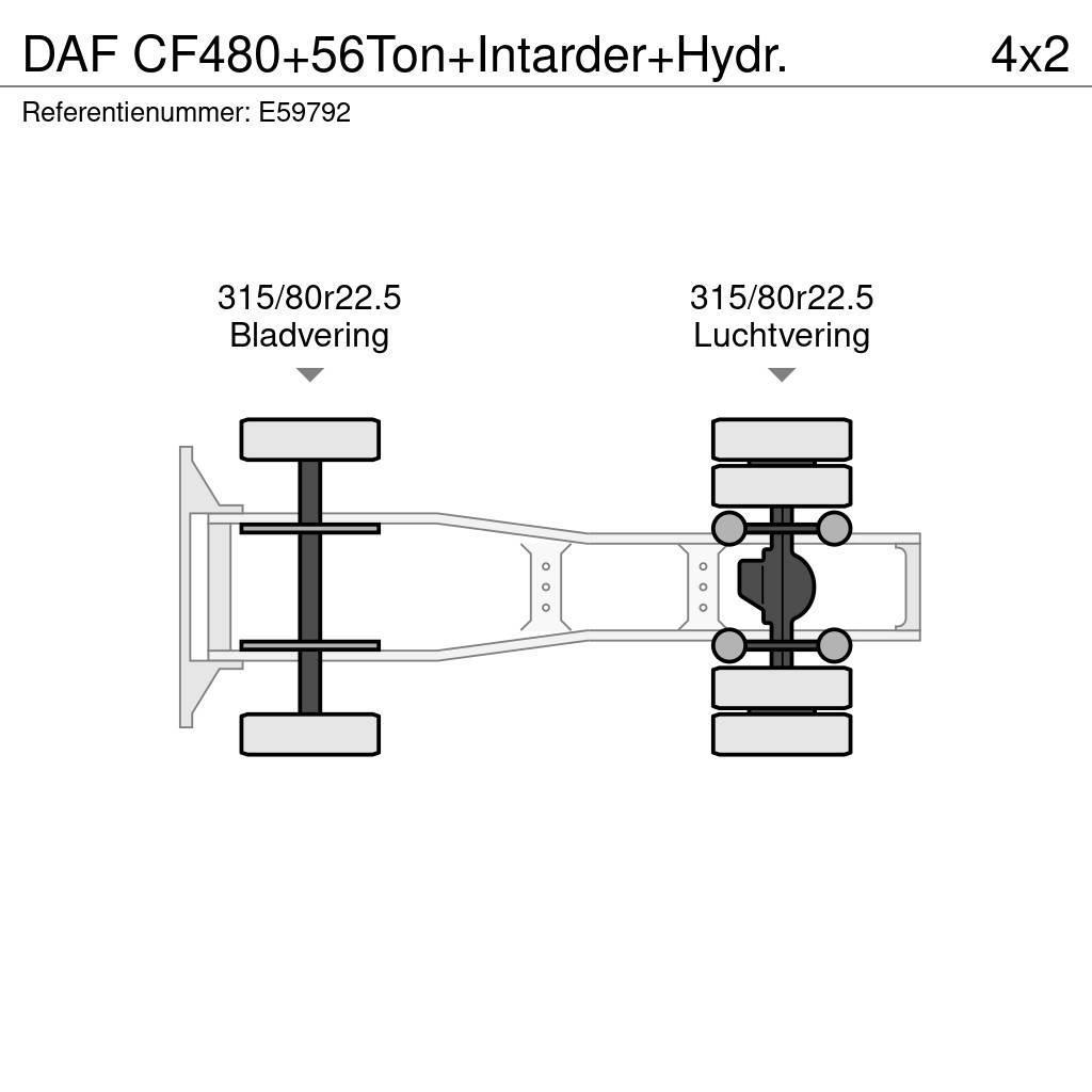 DAF CF480+56Ton+Intarder+Hydr. Trækkere