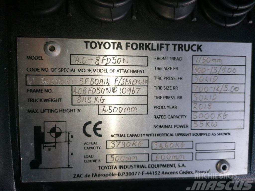 Toyota 40-8FD50N Diesel gaffeltrucks
