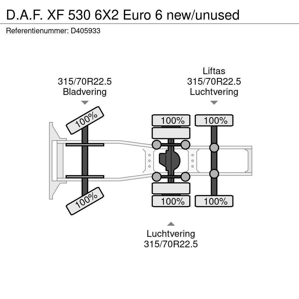 DAF XF 530 6X2 Euro 6 new/unused Trækkere