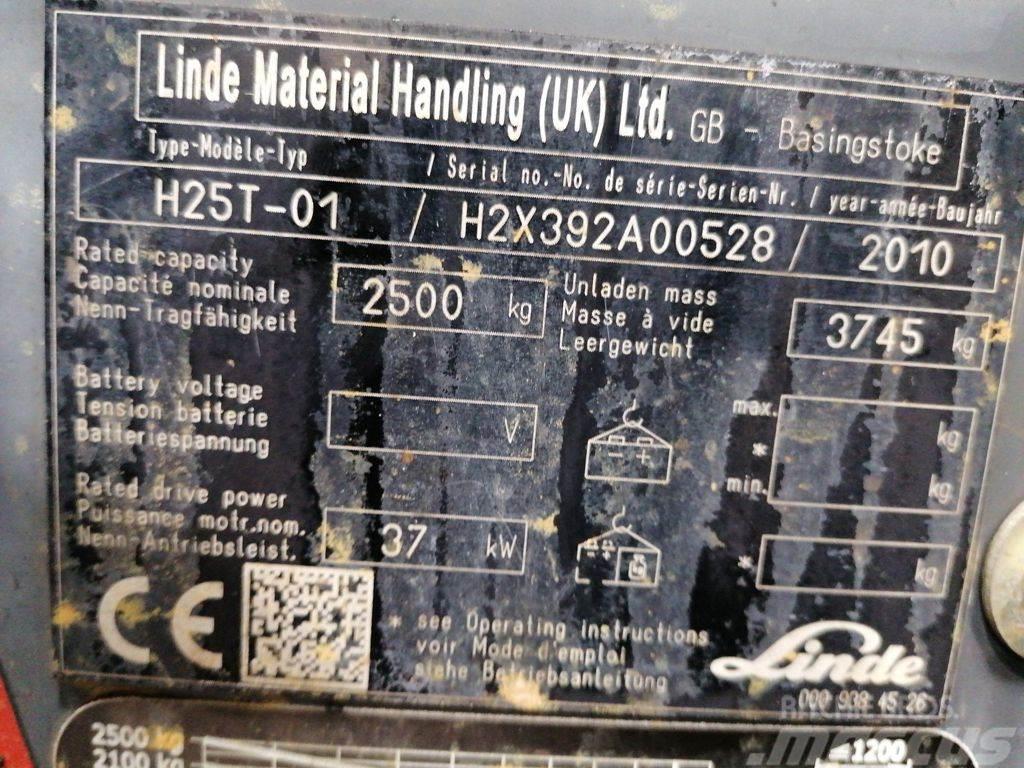 Linde H25T-01 LPG gaffeltrucks