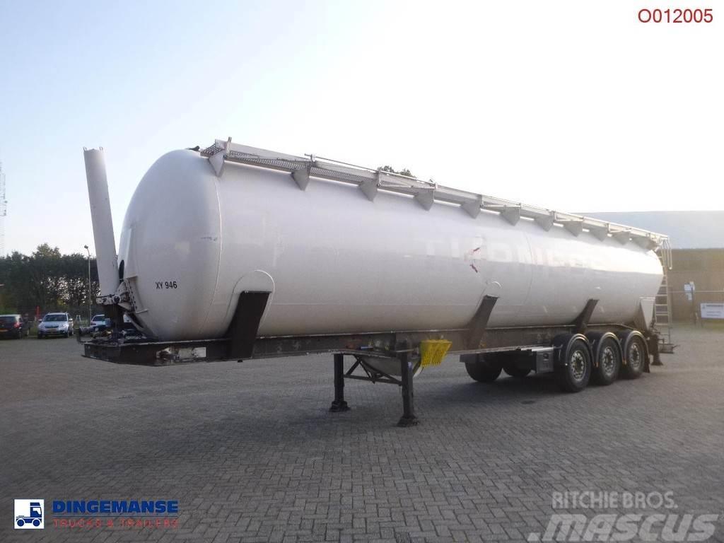 Feldbinder Powder tank alu 65 m3 (tipping) Semi-trailer med Tank