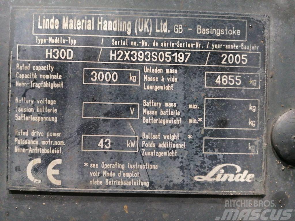 Linde H30D Diesel gaffeltrucks