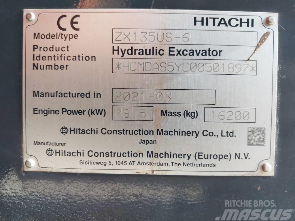 Hitachi ZX 135 US-6 Gravemaskiner på larvebånd