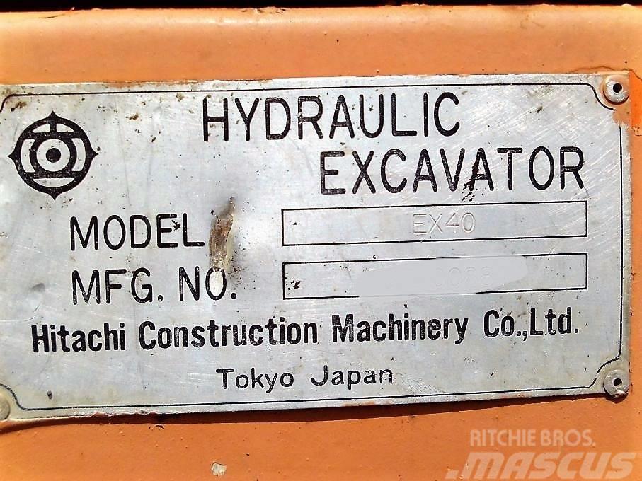 Hitachi EX 40 Minigravemaskiner