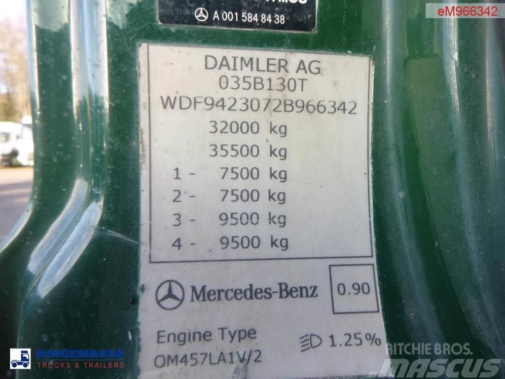 Mercedes-Benz Axor 3236 8x4 RHD tipper + Hiab 1283 DK-2 Duo Lastbiler med tip