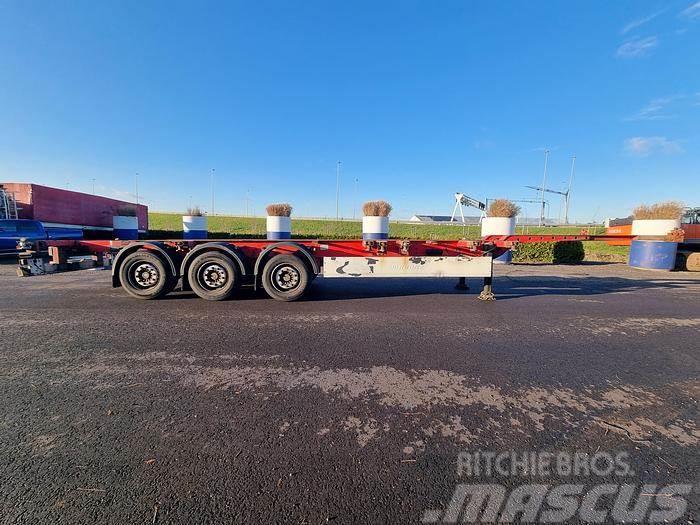 Krone SD 27 | Air suspension | SAF disc | All connection Semi-trailer med containerramme