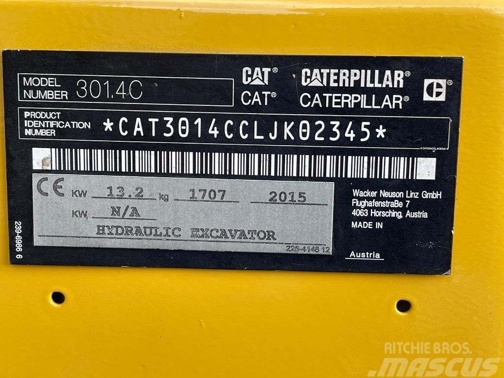 CAT 301.4 C Minigravemaskiner