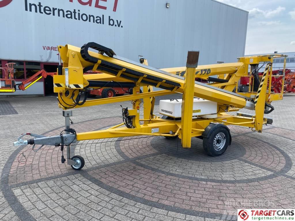 Niftylift 170HE Articulated Electric Towable BoomLift 1710cm Trailermonterede lifte