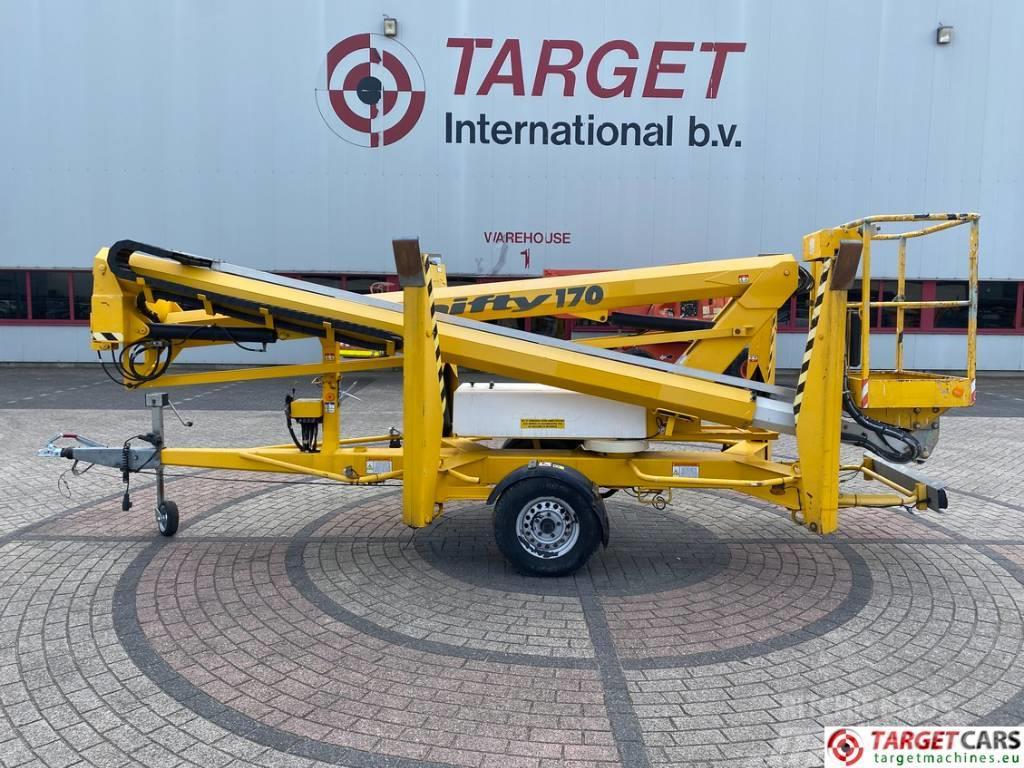 Niftylift 170HE Articulated Electric Towable BoomLift 1710cm Trailermonterede lifte
