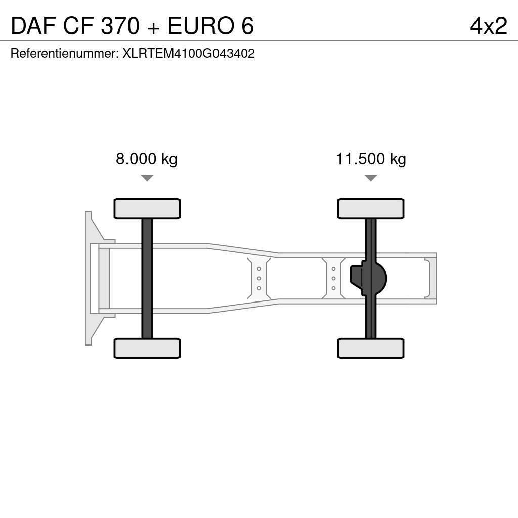 DAF CF 370 + EURO 6 Trækkere