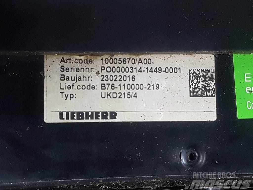 Liebherr A934C-10005670-UKD215/4-Airco condenser/Koeler Chassis og suspension