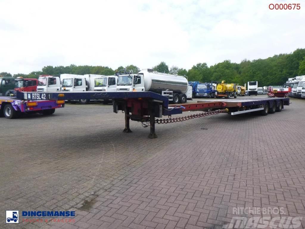 Nooteboom 3-axle semi-lowbed trailer OSDS-48-03V / ext. 15 m Semi-trailer blokvogn