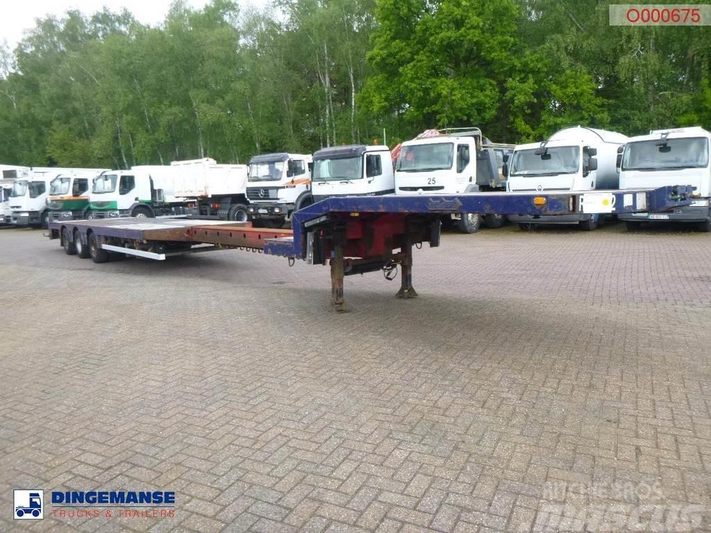 Nooteboom 3-axle semi-lowbed trailer OSDS-48-03V / ext. 15 m Semi-trailer blokvogn